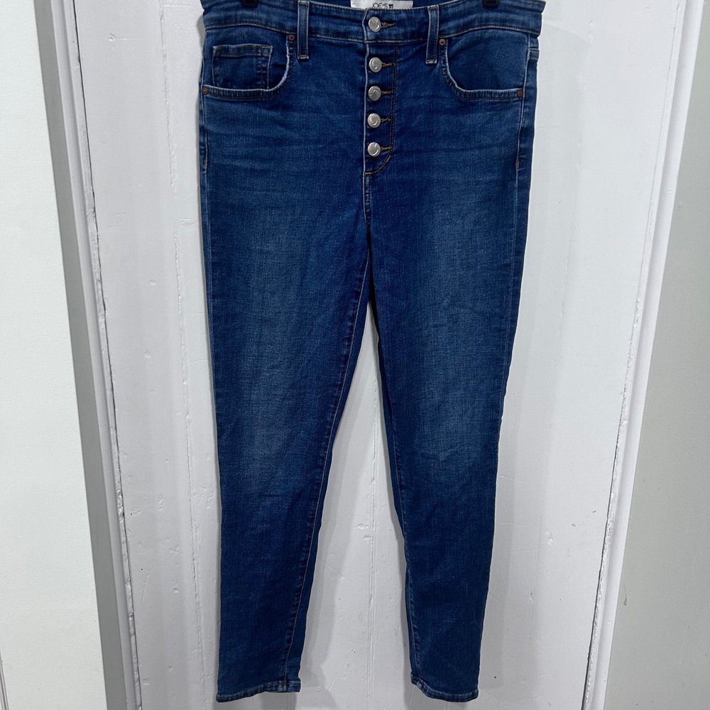 Joes Jeans Womens 29 High Rise Skinny Ankle Athens Wash Button Fly 45TMYATN5748